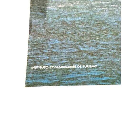 VTG Costa Rica Travel Poster Isla Tortuga Beach Tropical Tourism Original READ - Picture 4 of 10